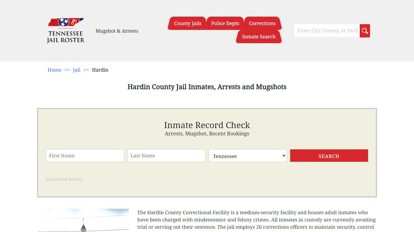 Hardin County Jail Inmates, Arrests and Mugshots - Jail Roster Search